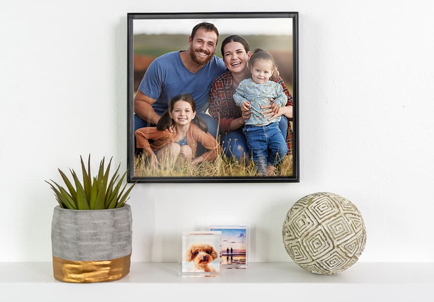 Acrylic Block with Frame | MyPhoto | Online Personalized Photo Products ...